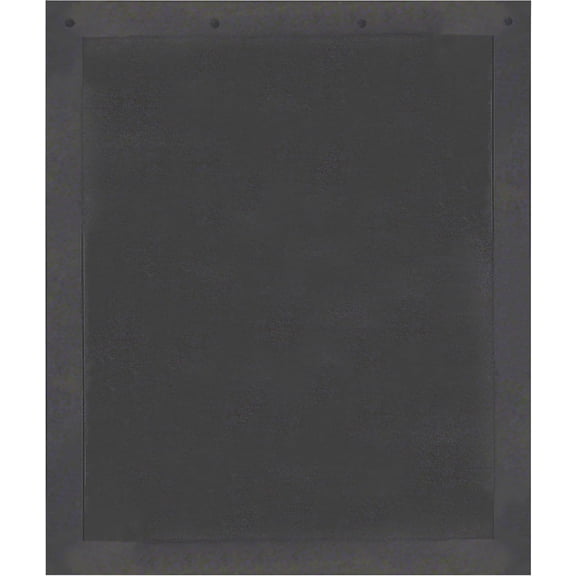 Buyers Extra-Heavy-Duty Rubber Semi-Truck Mud Flaps - Pair, 24in.W x 36in.H, Black, Model Number B36LXP