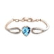thumbnail image 1 of Corazón de melocotón pulsera de cobre blanco pulsera de platino Mujer Novia Joyería Hombres y Mujeres Pareja pulsera, 1 of 2