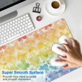 thumbnail image 4 of Long Mouse Pads for Desk,Pioneer Flower Floral Print Pattern Desk Mats on Top Of Desks, Desk Mouse Pad Extra Large with 3mm Non-Slip Base and Stitched Edge for Gaming,Office,Work,Home 31.5"x15.7", 4 of 6