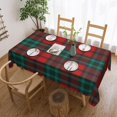 thumbnail image 2 of Marry Christmas Tablecloth Round 60 Inch Table Cloth Cover Mat Holiday Party Decoration for Dining Room Home Kitchen Picnic, 2 of 6