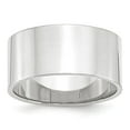 thumbnail image 4 of 14K White Gold 10mm Light Weight Flat Band Ring Size 10, 4 of 7