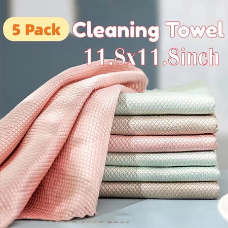 Cloth Absorbent Seamless Kitchen Glass Cleaning Towel Kitchen Towel Car Cleaning Cloth