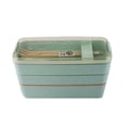 thumbnail image 3 of 1pc, Portable Lunch Box, Stacked Bento Box, 3 Tiers 4 Compartment Food Container, For Students And Office Workers, Kitchen Gadgets, Kitchen Stuff, Kitchen Accessories, Home Kitchen Items, Back To Scho, 3 of 4