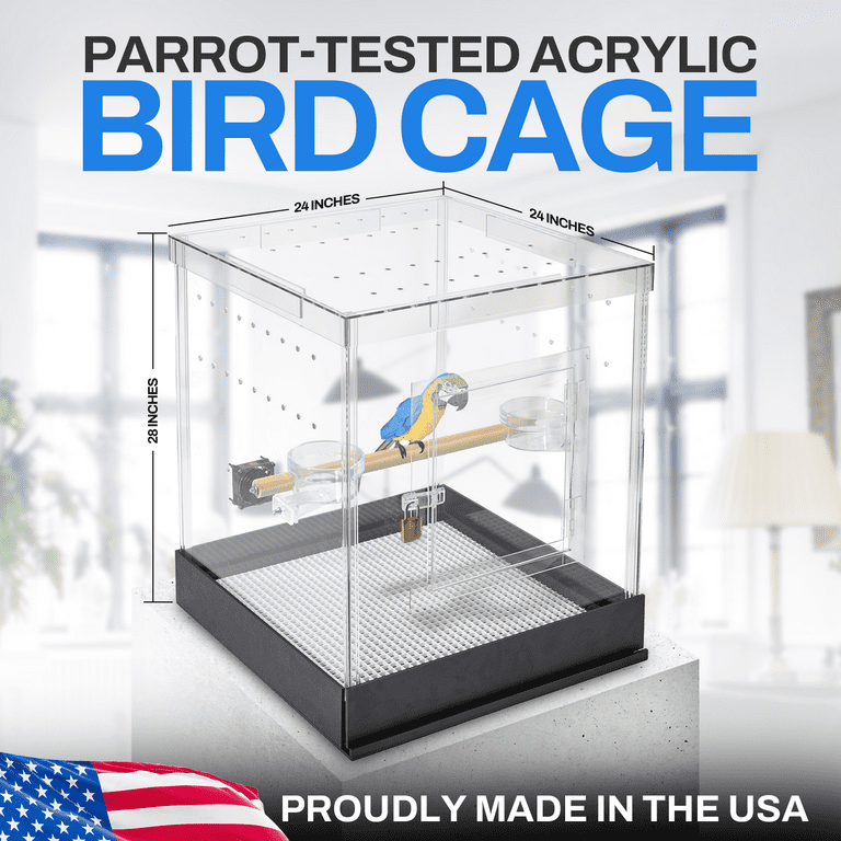 Perspex bird cage 2025