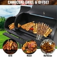 thumbnail image 3 of YouLoveIt BBQ Charcoal Grill Portable Barbecue Grill Offset Smoker Barbecue Oven with Wheels for Outdoor Picnic Camping Patio Backyard, 3 of 7