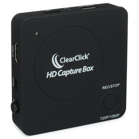 ClearClick HD Capture Box - Capture Video From Gaming Devices & HDMI Sources (No Computer (Best Hd Capture Device)