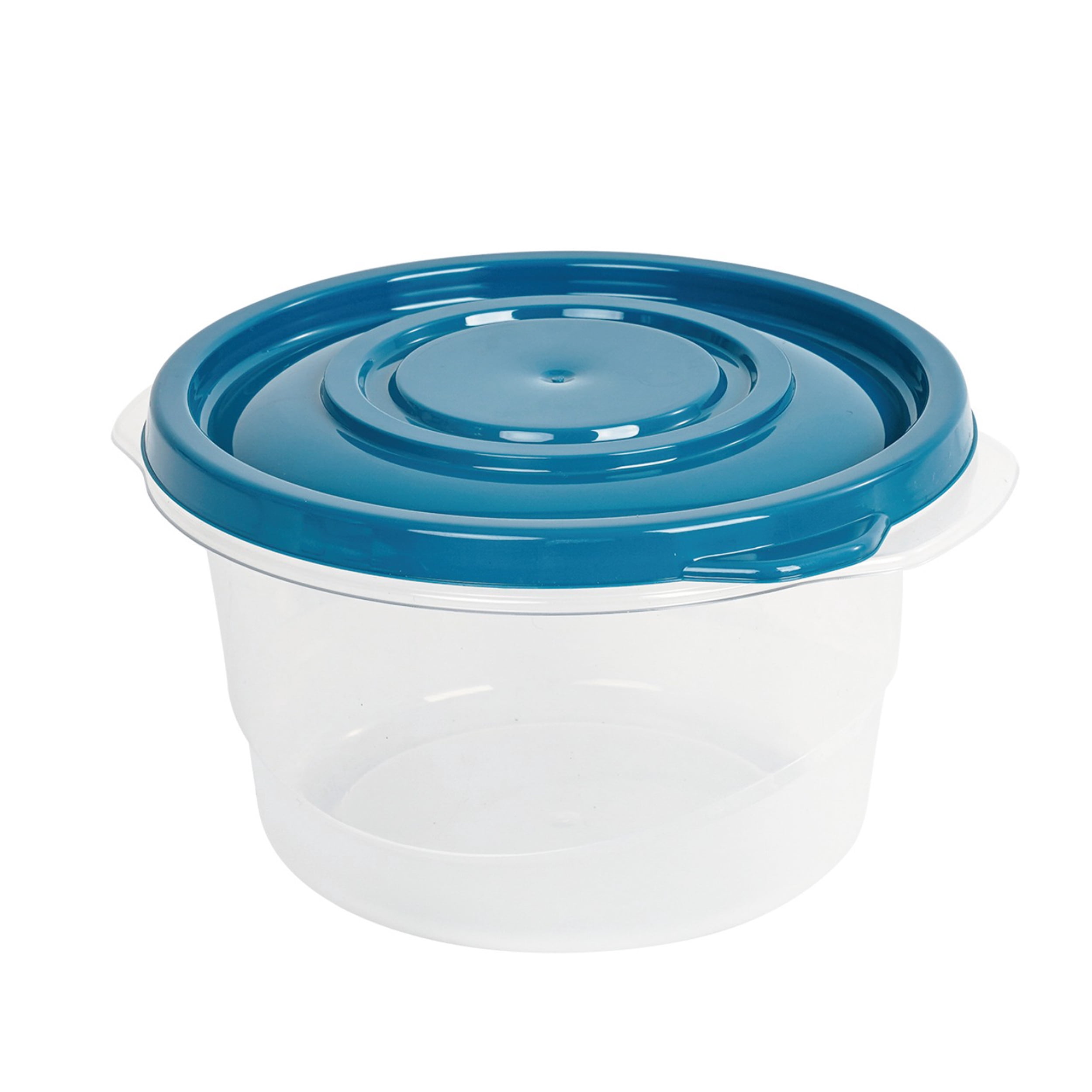(2 pack) Mainstays Semi Durable Round 3.2cup Plastic Food Storage Container 5 Pack, Best Used for Small Leftover Storage and Lunch Transportaion