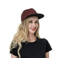 thumbnail image 6 of Hirioo Red Buffalo Plaid Merry Christmas for Baseball Cap Men Cap Flat Brim for Men Women Teens Adjustable Baseball Cap, 6 of 7