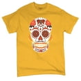 thumbnail image 5 of Cleveland Sugar Skull T-shirt Game Night CLE Fantasy Football Fan Men's Tee, 5 of 7