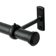 thumbnail image 4 of 2024 TOP! Ceiling Mounted Curtain Rod Brackets, Heavy Duty Bracket for 1 Inch Holder(Set of 2, Black), 4 of 4
