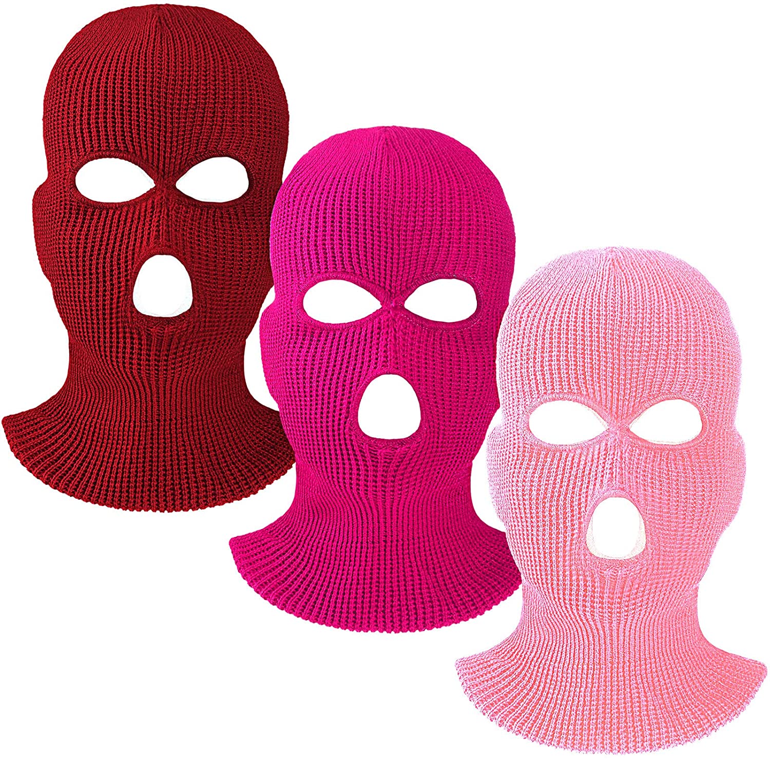 NETSENG3 Hole Ski Mask Balaclava Ski Mask Winter Knitted Neck Mask Ski Mask for Men Walmart Canada