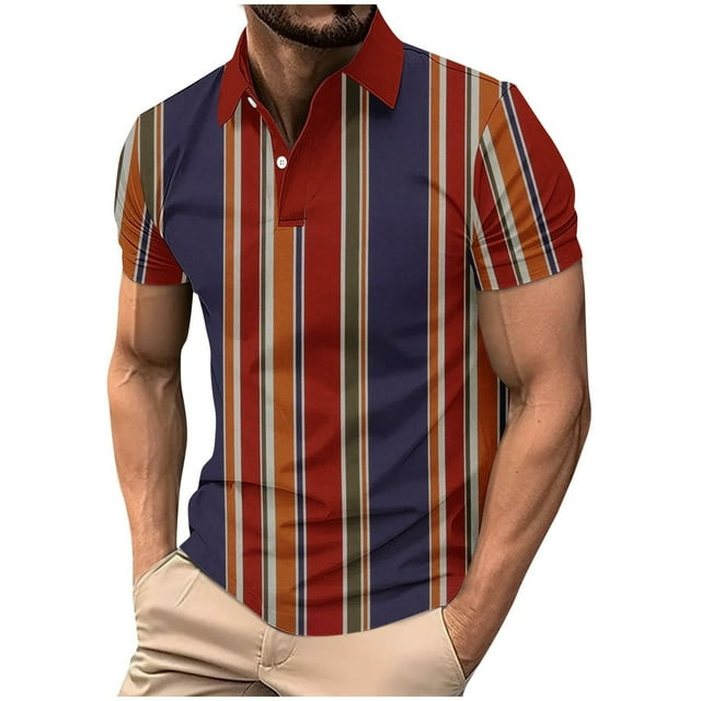 Mens Manga Corta Botón Abajo Camisas con Bolsillo Pulover Botón de Impresión de la Camisa de Solapa de Poliéster Cuello de Vuelta, Blusa Casual para Hombres