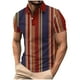 thumbnail image 1 of Mens Manga Corta Botón Abajo Camisas con Bolsillo Pulover Botón de Impresión de la Camisa de Solapa de Poliéster Cuello de Vuelta, Blusa Casual para Hombres, 1 of 5