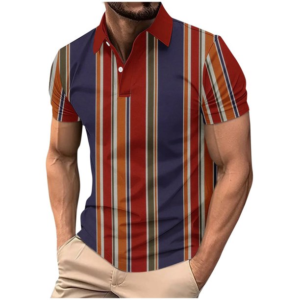 Mens Manga Corta Botón Abajo Camisas con Bolsillo Pulover Botón de Impresión de la Camisa de Solapa de Poliéster Cuello de Vuelta, Blusa Casual para Hombres