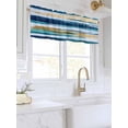 thumbnail image 3 of Valances for Windows Modern Abstract Rod Pocket Cafe Window Treatments Valance Curtains for Kitchen Bathroom Laundry Basement Windows 42"x12", 3 of 9