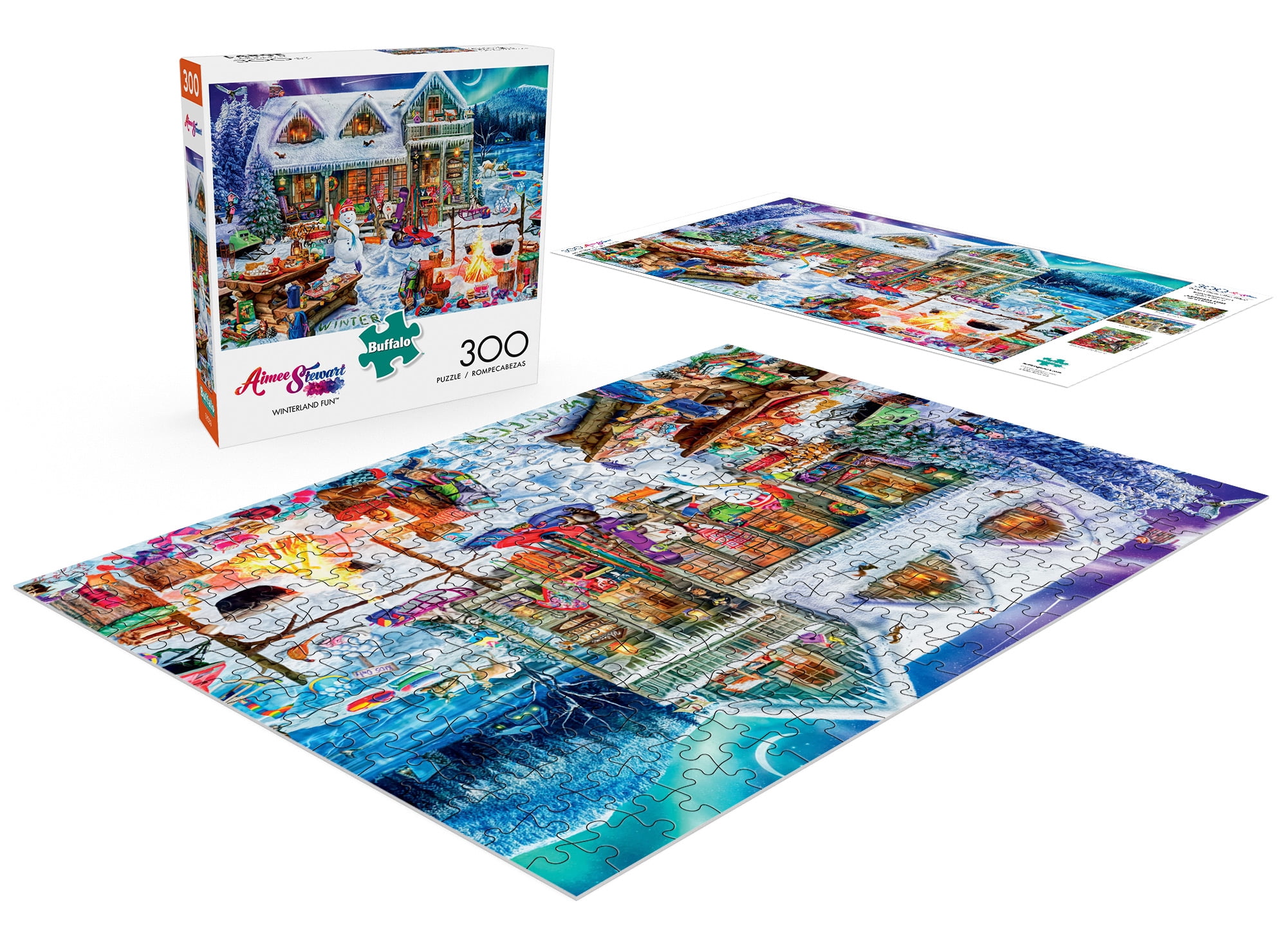 Buffalo Games - Aimee Stewart - Winterland Fun - 300 Piece Jigsaw Puzzle