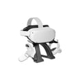 thumbnail image 1 of Soporte para auriculares VR, controladores de mesa, soporte para estación de montaje en Rack, equipo principal, reemplazo de accesorio para Oculus Quest 2/Rift S AweSitey EL005830-00B, 1 of 7