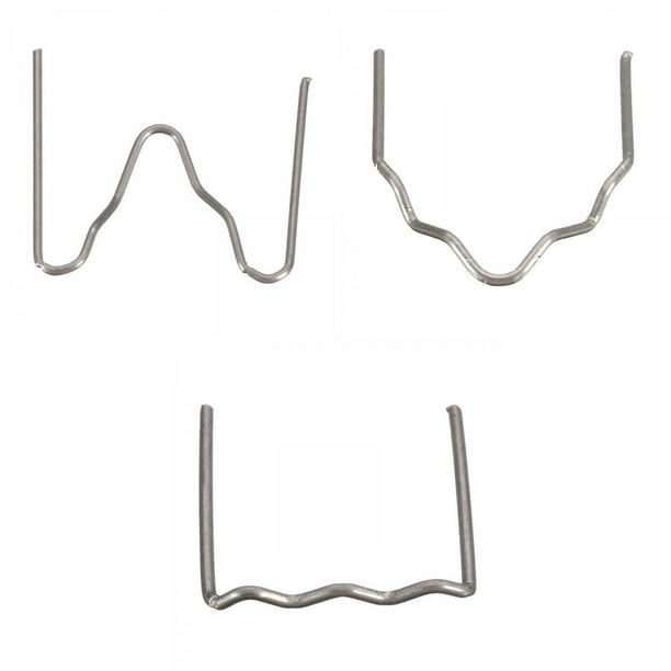 300 piezas grapadora caliente grapas Auto parachoques plástico soldador grapadora reparación Kit