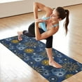 thumbnail image 6 of Blue Sun Moon Star Pattern Hot Yoga Mat Towel Non Slip for Hot Yoga - Quick-Drying Yoga Mat Cover with 4 Corner Pockets with Travel Bag - Hot Yoga Towel Non Slip Grip Moisture Wicking Sweat 70"x26", 6 of 6