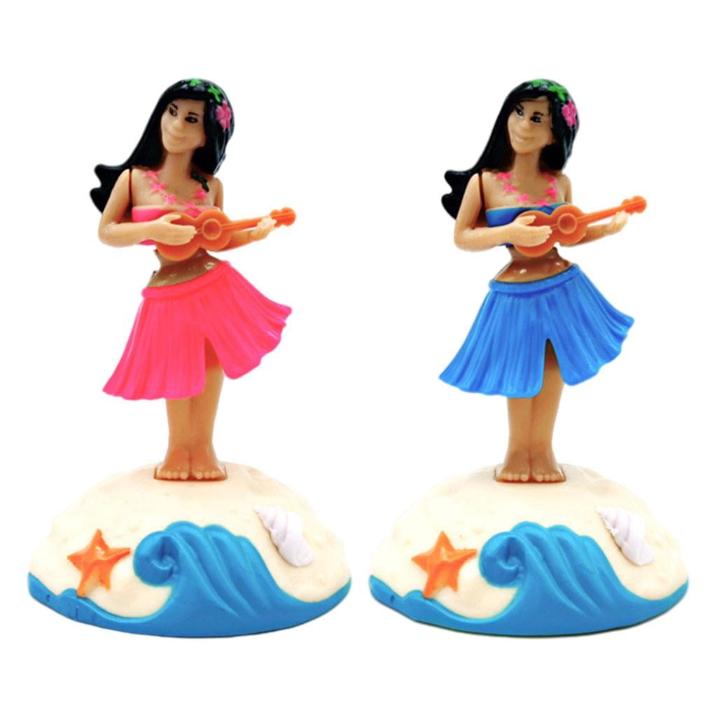 2 Flores Solares Bailarinas Para Salpicadero De Coche, Decoración Con Movimiento Sin Pilas, Regalo Original