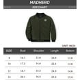 thumbnail image 4 of MADHERO MA1-7K Boys Bomber Jacket Black Flight Jacket size 14, 4 of 6