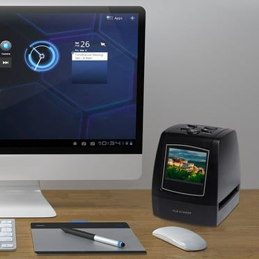 SuoKom 10MP Film & Slide Scanner Converts 35mm 135 Films/Slides/Negatives To Digital JPG Photos, Built-in 128MB Memory 2.4 LCD Screen on Clearance