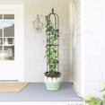 thumbnail image 3 of 7DAY'S 6.2ft Garden Obelisk Trellis; Lightweight Rustproof Plastic Coated Metal Tall Tower Trellis Stand, 3 of 7