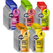 gu energy roctane ultra endurance energy gel, assorted flavors, 24-count