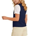 thumbnail image 7 of hotojiny Baby Boys Girls Lightweight Vest Kids Sleeveless Button down Jacket Unisex Infant Formal Waistcoat for 3-12 Years, 7 of 7