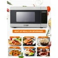 thumbnail image 4 of Commercial Chef CHM009 Countertop Microwave 900W, 0.9 cu. ft., Stainless Steel and Black, Small, 4 of 8