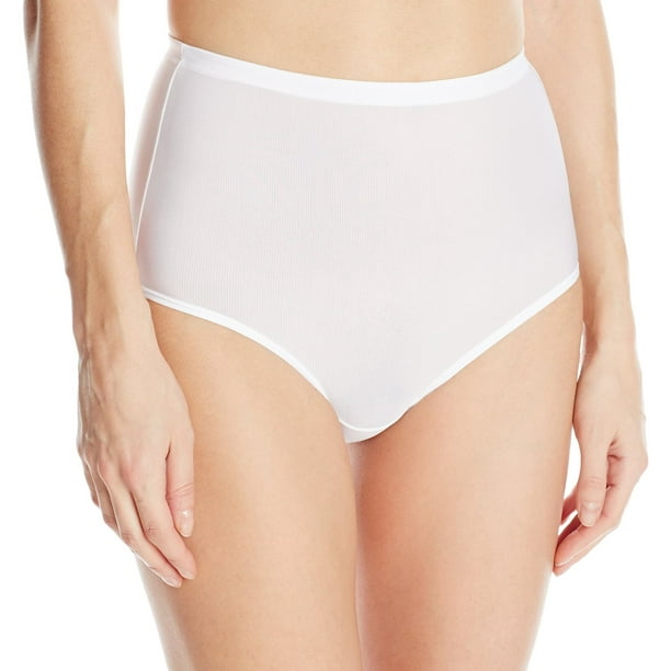 Vanity Fair Womens Cooling Touch Brief Panty, 6, Star White