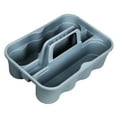 thumbnail image 4 of Cesta para herramientas de limpieza, organizador de suministros de limpieza, cesta de ducha, cubo portátil, caja de almacenamiento para de casa. Azul, 4 of 8