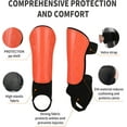 thumbnail image 2 of Espinilleras de fútbol, equipo de fútbol protector antideslizante y deslizante para jóvenes y adultos, equipo de protección acolchado para espinilleras con soporte para tobillo y correas ajustables, 2 of 7