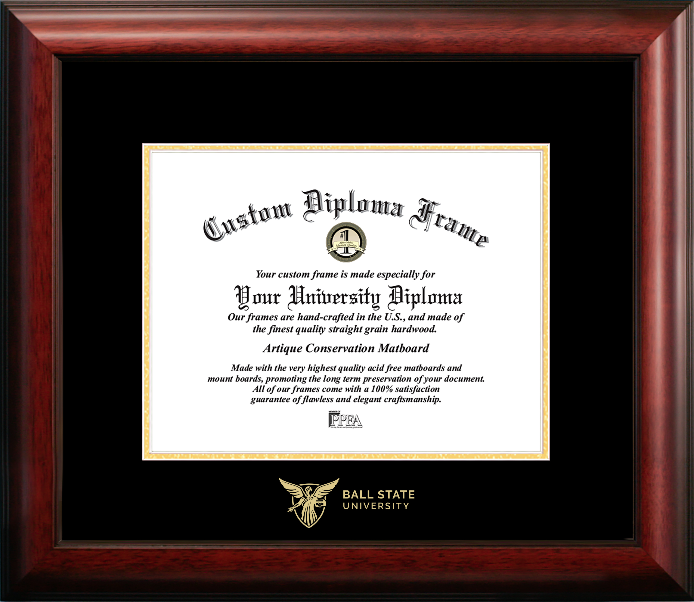 Ball State University 8 X 10 Gold Embossed Diploma Frame Walmart Ball State University 8 X 10 Gold Embossed Diploma Frame Walmart