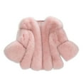 thumbnail image 2 of BLTIBY Fur Coat for Women,Faux Furry Cropped Fluffy Jacket Winter Fall Open Front Coats Shaggy Warm Elegant Comfy Long Sleeve Outerwear 2024 Pink 4XL, 2 of 4