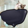 thumbnail image 3 of Cama Hamaca con Ventana para Gatos, Cama para Gatos montada en Ventana que Ahorra Espacio, Estante de Descanso para Gatos de Interior, Tomar el Sol, Dormir la Siesta, Mirar, Seguridad, Negro, 3 of 8