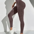 thumbnail image 4 of RongHuan Yoga Pants for Women High Waist Tummy Control Leggings Butt Lifting Yoga Pants Slim Fit Workout Trousers, 4 of 8