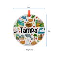 thumbnail image 5 of Tampa Christmas Ornament, Ceramic, Acrylic, Keepsake for Mother’s Day, Valentine’s Decoration, Festive Gift, Heirloom 2025, Holiday Tree Decoration, Seasonal Home Décor, 5 of 5