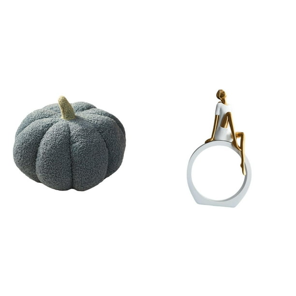Almohadas de calabaza de Halloween,Almohadas de calabaza de Halloween Decoración del hogar Suave,Estatua de niña,Estatuas de mujeres y niñas,estatuillas,decoración elegante,Escultura de