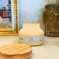 thumbnail image 4 of Better Homes & Gardens Capri Linen Scented 2-Wick Frosted Jar Candle 18oz., 4 of 9