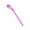 Pink, variant on Weloille 10Pcs Long Handle Spoon 9.3in Coffee Stirring Spoons Reusable Cute Plastic Spoons Mixing Iced Tea Spoons for Ice Cream Sundae Latte Chocolate Cocktail, Dishwasher Safe