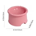 thumbnail image 3 of Elevated Pet Bowls - Extra Wide for Food & Water, Raised Height for Cats and Dogs, Lightweight and Stable, Non-Spill, Protect Pet's Spine - Pink, 3 of 6