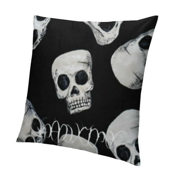 Halloween Pillow Covers Trick or Treat Decorative Throw Pillows Cover Black Cat Ghost Crow Pumpkin Pillow Cases Home Outdoor Sofa Couch