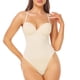thumbnail image 2 of Body moldeador de entrepierna con tirantes ajustados de encaje para mujer, 2 of 9