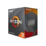 AMD Ryzen 3 4100 3.8Ghz 4-Core AM4 Processor with Wraith Stealth Cooler - 100-100000510BOX