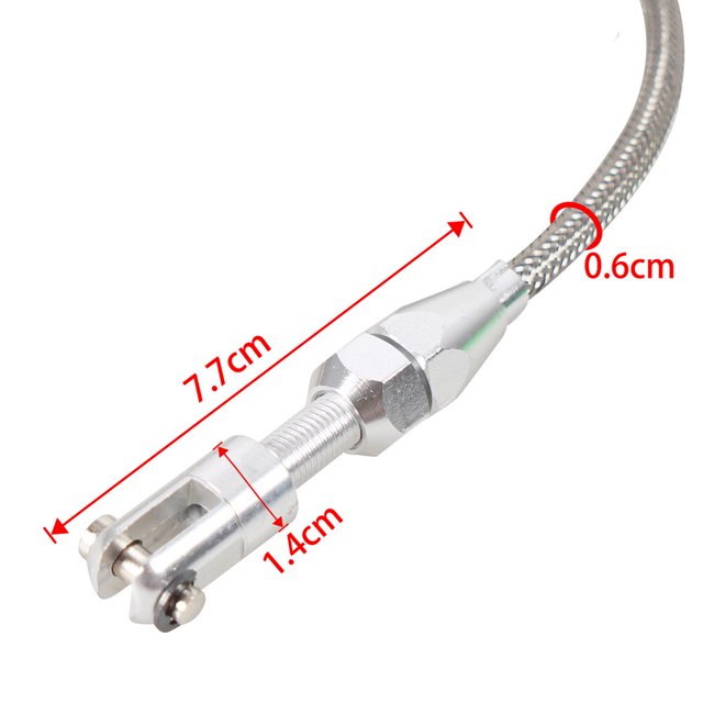 For LS1 for Chevy 36" Stainless Steel Black Throttle Cable 4.8 5.3 5.7 6.0 Engine