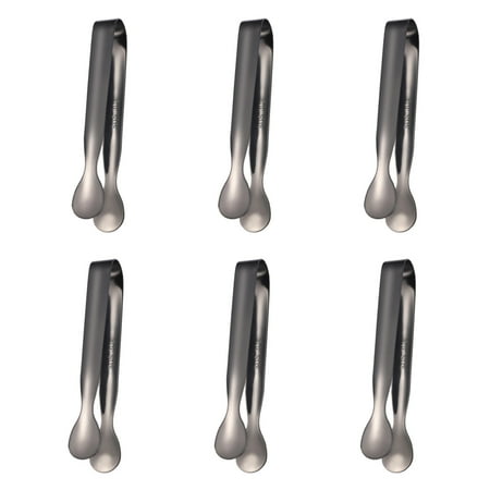 

NIUREDLTD 6 Sugar Ice Clips Stainless Steel Clips Kitchen Clips Used For Tea Coffee
