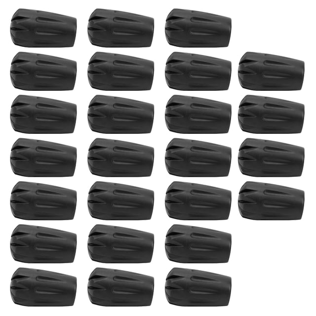 Ferrule Protectors Safe and Stable Walking Sticks Rubber Tips Cane Tips TPR Elastomer and Metal Sturdy and Durable High Efficiency for Climbing Hiking