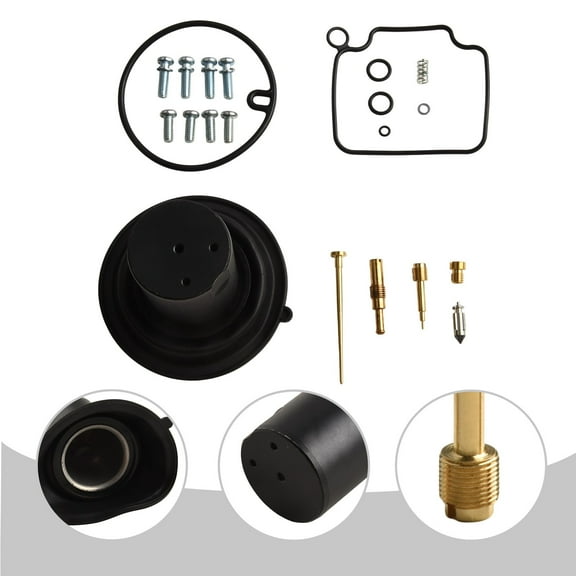 Huanke-For Honda VTX1300 Piston and Carburetor Repair Kit 2003 to 2007 Models