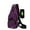 Purple, variant on Men USB Charger Port Chest Sports Bag Shoulder Crossbody Sling Bag-Purple
